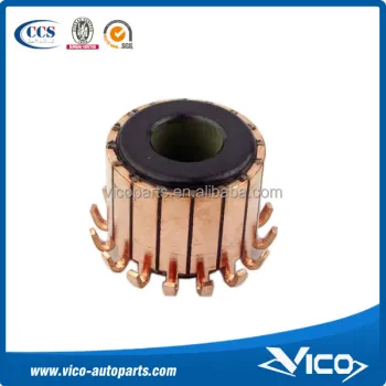 12 Bars DC Motor Commutator 22.5mm OD 16.0mm L 10.0mm ID for Power Tools Armature