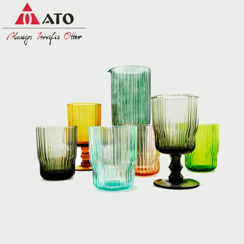 Luxury Drinking Set Classic Colorful Glasses and Goblets