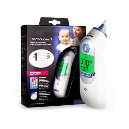 Ear thermometer paper and plastic medical packaging box