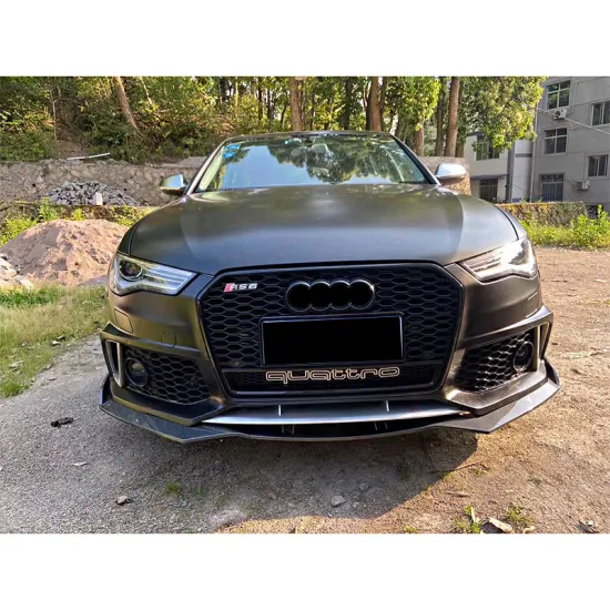Car Accessories for Audi A6 C7.5 Upgrade to RS6 Bumper Grille Lip Exhaust (2016-2018)