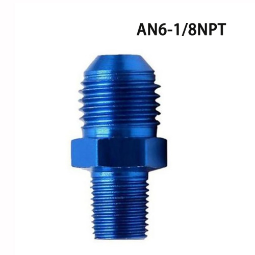 8AN Flare to 3/4NPT Pipe Adapter Fitting