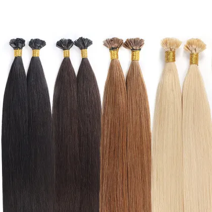 Wholesale natural wave hair extension flat tip vendors virgin remy hair extension flat t tip long flat tip human hair extension
