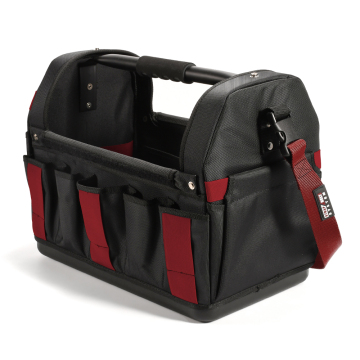 Robuste, oben offene Werkzeugtasche mit Kunststoffboden
