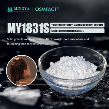 Solid Steartrimonium Methosulfate with Glucoside Carrier