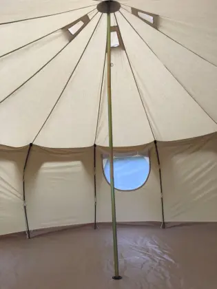 Waterproof Cotton Canvas Family Camping Lotus Tent