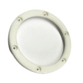 White Color Screw Ceramic Bezel For Wrist Watch