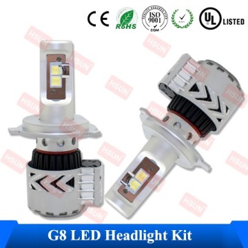 New Hi/Lo Light Design H4 Auto Led Fog Lamp 6000K Pure White 100W High Quality H4 Car Led Headlamp Kit