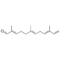 Nombre: 2,6,9,11-Dodecatetraenal, 2,6,10-trimetilo -, (57271493,2E, 6E, 9E) - CAS 17909-77-2