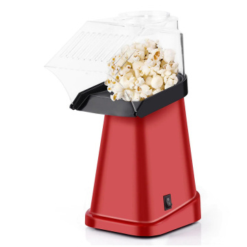 Hot Air Popcorn Popper Maker Machine With Measuring Cup Oil-free - Red