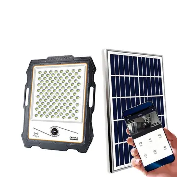 Outdoor 10W Reflector with WiFi Security Camera, LED Flood Solar Light CCTV