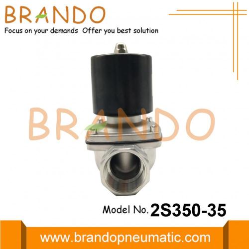 1 1/4 2S350-35 Paslanmaz Çelik Solenoid Valf 110V