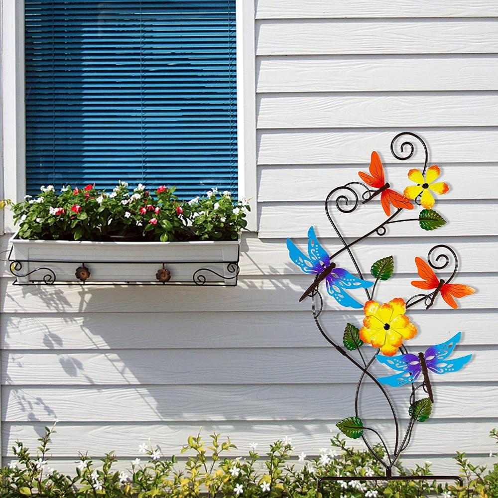 Dragonfly Flower Garden Кол, декоративный двор колят