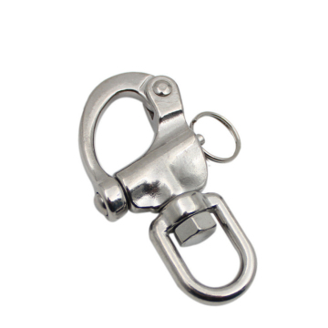 70 mm Marine High Polished 316 en acier inoxydable Eye pivotant Snap Snaphoue
