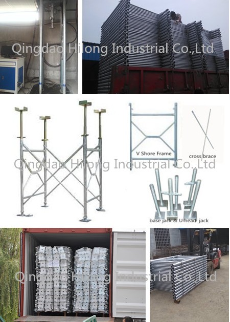 Shoring V Shore Frame Scaffolding for Construction