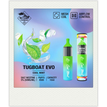 Tugboat Evo 4500 Puffs Disponível Kit POD