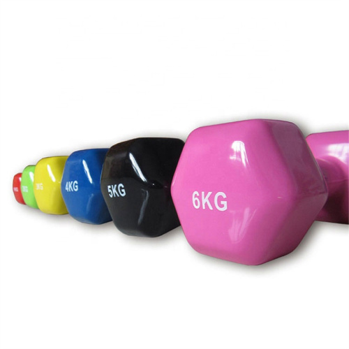 Cheap Colorful Weight Lifting Cast Iron Vinyl Dumbbells