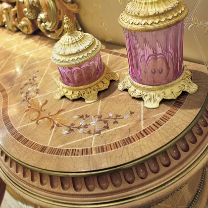 Imperial Wood Carving Luxury Palace Bedroom Furniture - Dressing Table