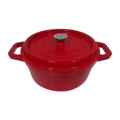Cast Iron Enamel Stew Pot