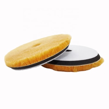 150mm Yellow Medium Wool Polishing Pad