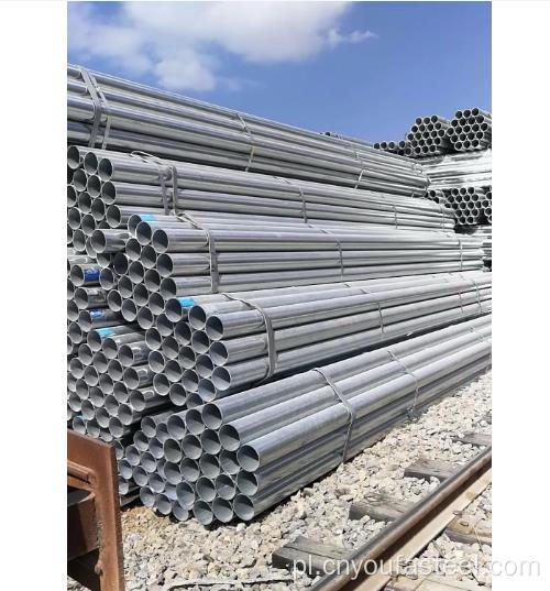 Stalowe rurki ocynkowane na gorąco z 0,6 do 16 mm