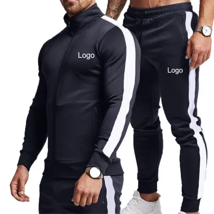 Wholesale Gym Fleece Sportswear 2 Piece Jogging Suits