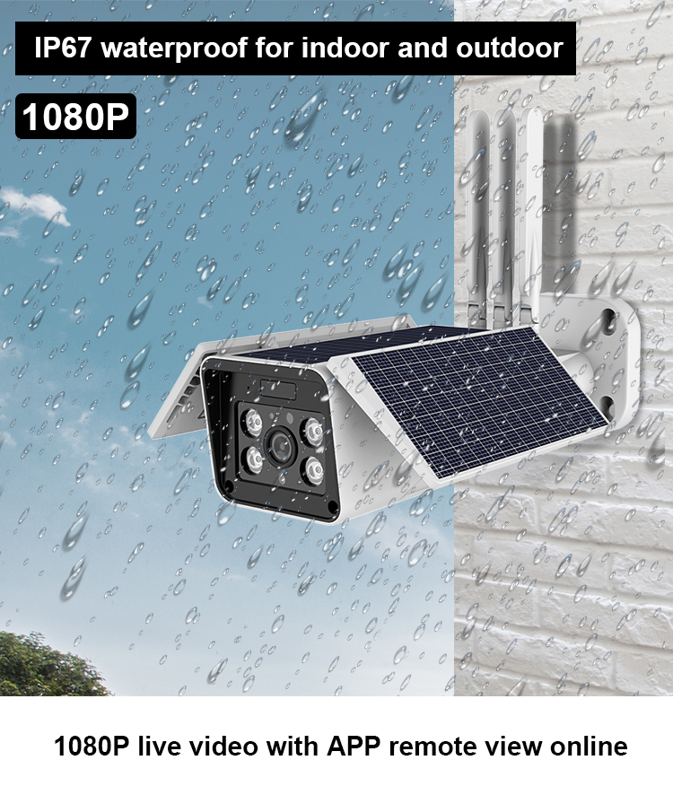 Network HD Solar Powered Bullet Cameras