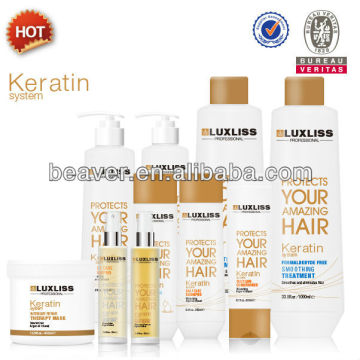 Free formaldehyde straighten hair keratin treatment