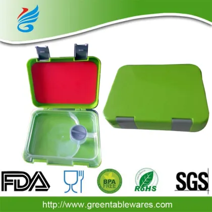 bear imprint leakproof kids lunch box food container