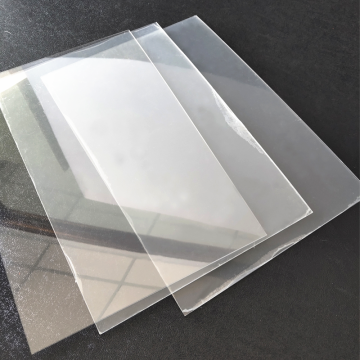 packaging folding box pet film transparent clear