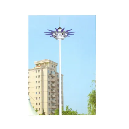 30m High Mast Pole Lighting Pole Galvanized