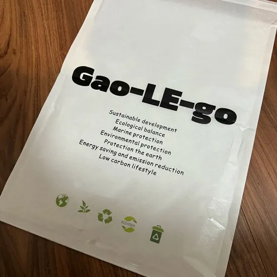 Custom Logo Biodegradable Glassine Paper Packaging Wax Coated Paper Bags