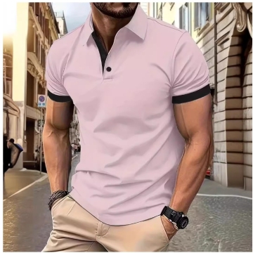 Quick Dry Mens Tennis Polo Shirt for Golf - Moisture Wicking T-Shirt
