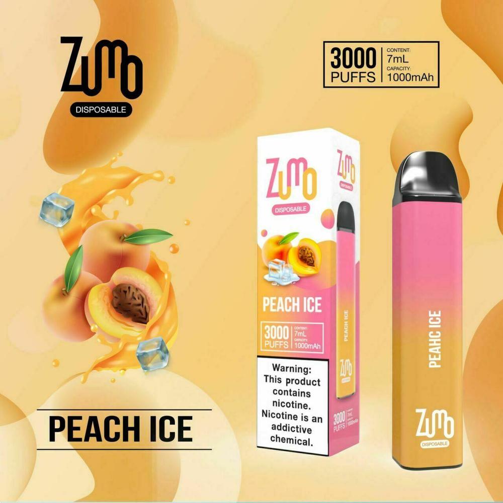 Zumo Disposable Vape 7ml 3000 Puffs 5percent Nic Display Of 10ct 89720