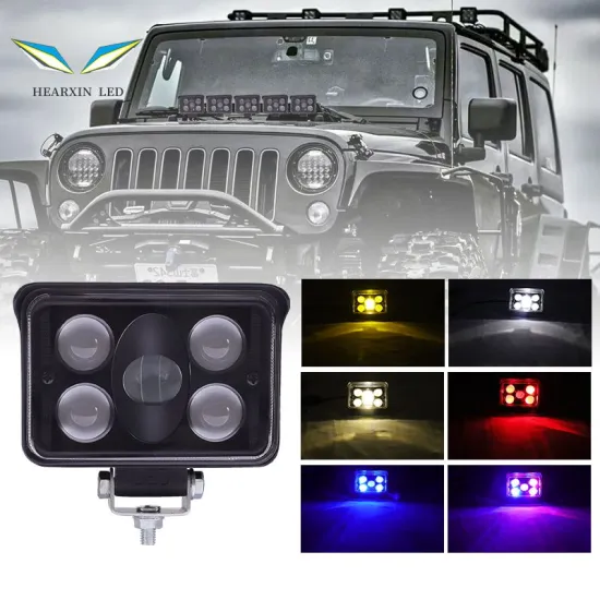 3 Inch LED Spotlight 12~48V IP67 - Multi-Color Truck & Off-Road Light