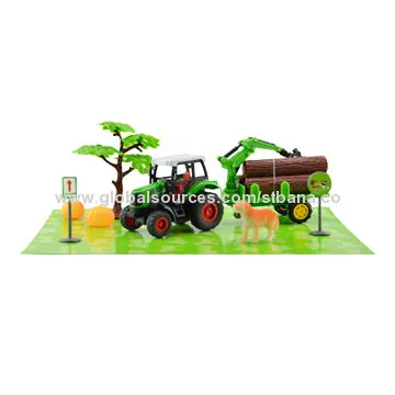 Alloy farmer car set （8-asstd)