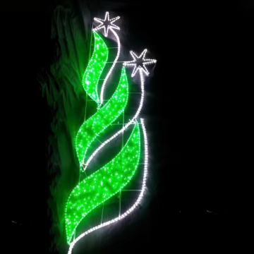 Outdoor Festival Lighting and Christmas Commercial Decorations with Pole Motif LED Street Lights