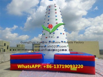 Commercial inflatable water rock climbing wall for sale