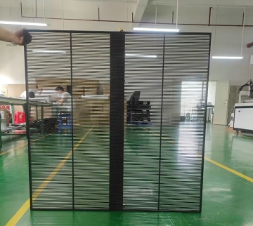 LED Display Screen with Transparent Glass Film for Video Wall Panels - P3.91 x 7.82