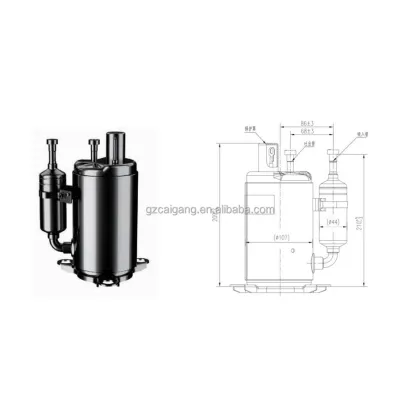 Toshiba GMCC AHM89V11UDA Refrigeration Rotary Compressor