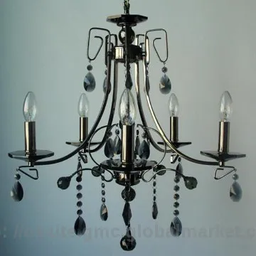 Best Selling black crystal chandelier black chandelier lighting