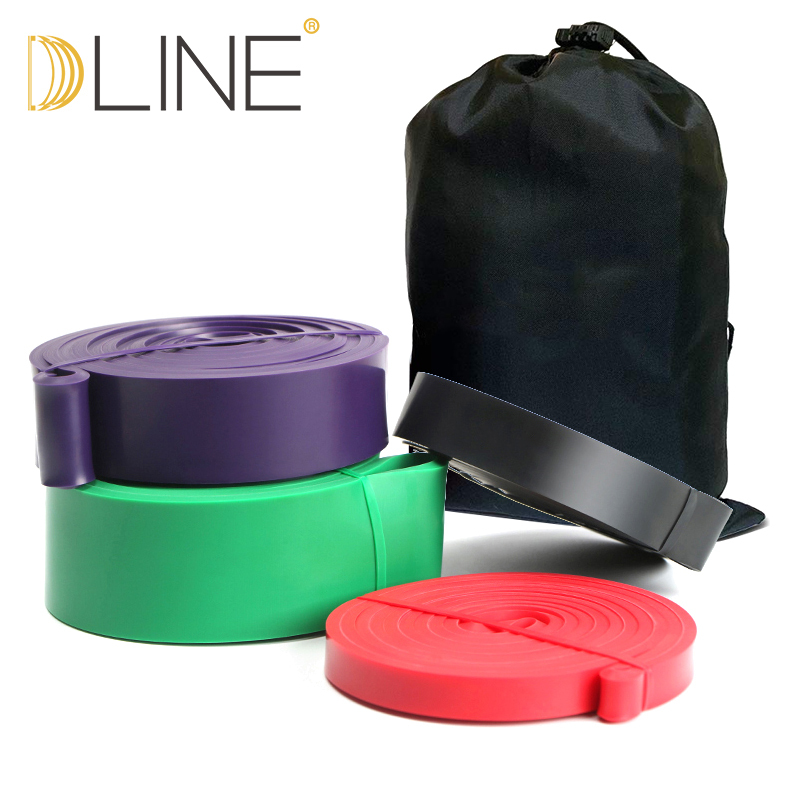 4 Pcs Fitness Pull-up Elastic Bands Set for Exercise & Workout Training