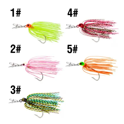 Wholesale 14g Glitter JIG Anti-Hanging Bottom Fishing Lure Bionic Bait for Salt Water