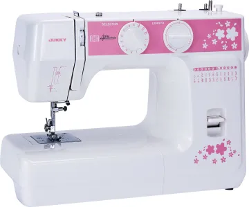 JK 6224 Domestic Multi-Function Sewing Machine with 24 Stitches and Built-in Light