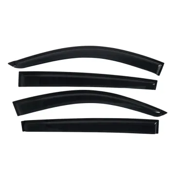Acrylic Black Weather Shield Rain Visor for Mitsubishi Triton L200 (2006-2015)