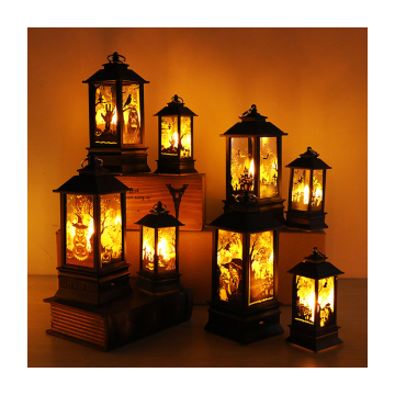 Atmosphäre Flamme Elektronische Kerzenlaterne Lampe Retro tragbare LED -Elektronikkerkerlampe