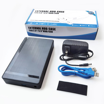 SCHEDA DI PASTICHE SCHIO 3,5 pollici USB Casella disco rigido SATA: installazione senza strumenti e trasmissione ad alta velocità HDD esterna