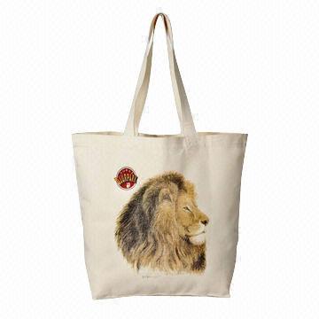 Cotton Canvas Shopping Bag with Long Handle, OEM Orders are Welcome, Measures 48 x 40 x 15cm