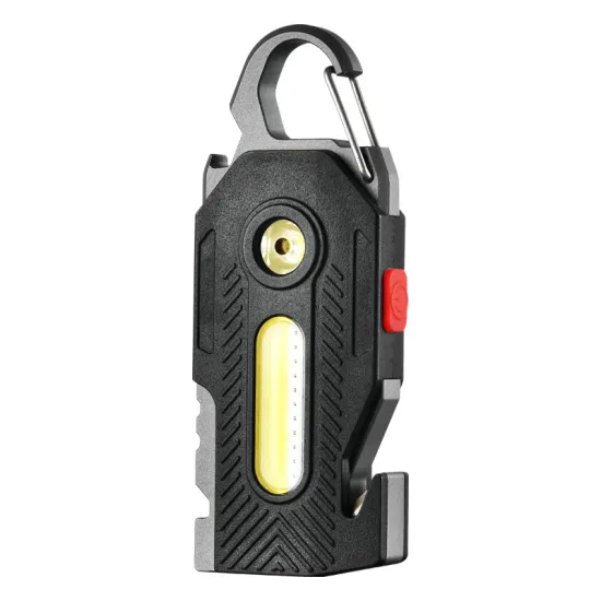 GOLDMORE1 Rechargeable COB Keychain Multi-tool Work Light