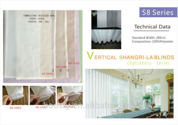 colored vertical folding blinds for decoration