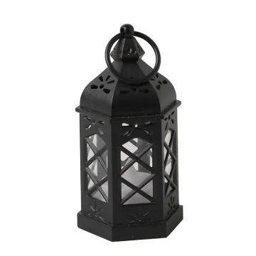 Nordic Mini Hexagonal Wind Lamp: LED Electronic Candle Night Light